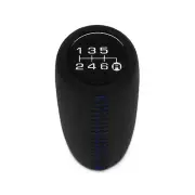 GEAR KNOB 6 SPEED BLUE STITCH DODGE STEALTH MITSUBISHI 8 9 EVO VIII IX MR 3000GT