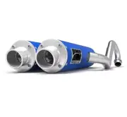 HMF Performance Blue Full System Turn Down End Cap Polaris RZR XP | XP 4 1000