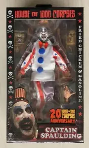 NECA House of 1000 Corpses Captain Spaulding 20th Anniversary 8" Action Figure