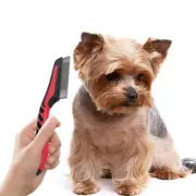 Pet Comb Pet Double Dog Flea Comb Open Knot Smooth Hair Removal Comb Clean