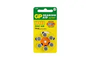 ZA13D6 Hearing Aid Battery, 6 Pack Size 13, Pr48, Ac13 - Gp