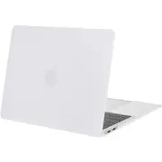 Matte Rubberized Hard Case Shell Cover for 16" MacBook Pro (2021-2023) - Clear Matte White for Model A2991 A2780 A2485 with M2 Pro / M2 Max / M1 Pro / M1 Max Chip [NBAOEM0153]