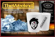 The Weeknd Double-Sided Collectible Shot Glasses – Glossy Ceramic, x2