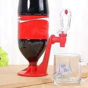 bingxqiso Creative soda Drinker Inverted Drinker Faucet Simple Switch Drinker Soda Dispenser Bottle Drink Upside Down Drinking Water Dispense Machine Party Home Bar Accessory