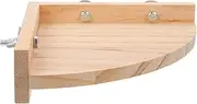 FUTUREORYY Parrots Standing Wood Perch Natural Wood Bird Perch Platform for Parrots Finches Parakeets Cockatiels Durable Roost Accessory for Pet Bird Cages Easy Installation