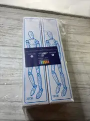 Bright Creations Wooden Mannequin Figures for Artist, Posable Body Model, 12 In
