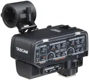 TASCAM CA-XLR2d-AN XLR microphone adapter for mirrorless cameras (analog interfa