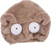 SAFIGLE Cute Cartoon Coral Fleece Hair Drying Cap for Women Super Absorbent and Quick Drying Hair Towel Wrap and Comfortable for Bathing Use