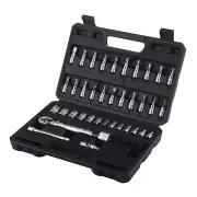 AEROFORCE 37Pcs 1/4-inch Click Torque Wrench Set(4-20Lbft/5.4-27.2Nm DualDirecti