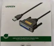 UGREEN USB to DB25 Parallel Printer Cable Adapter Connector New In Box