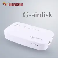 在飛比找PChome24h購物優惠-G-Airdisk 可讀卡/無線存儲分享 行動電源 32G行