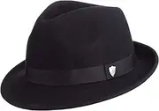 [Dorfman Pacific] Men's Wool Felt Snap Brim Hat