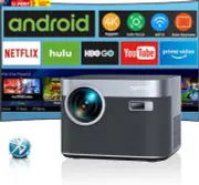 Projector【Auto Focus & Keystone】 26000 Lumen Projector 4K Full HD 1080P, 5G Wif