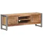 Industrial Style TV Stand Wooden Display Rack Entertainment Center HiFi Cabinet