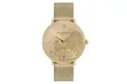 Olivia Burton Gold Steel Mesh Women's Watch - 24000114