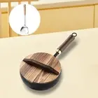 Wok Pan Cooking Pan Small Traditional Hammered for Induction Electric Gas