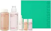 Black Tea Youth Enhancing Lotion 170ml & Skin 170ml Special Set + Travel Size Set. Korean Skincare Gift Set for Innisfree.
