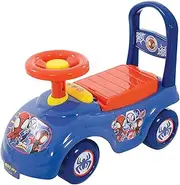 First Steps Riding with Steering Wheel Conn Game Removable Spiderman Phone