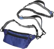 POPETPOP Dog Walking Belt Hand- Dog Leash Running Leash Waist Bag Comfortable for Pups