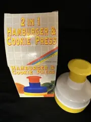 Vintage 2 In 1 Hamburger & Cookie Press