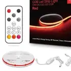 Flexible 32.8ft COB LED Strip with RF Remote - Perfect for Indoor Ambiance