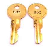 B02 Husky Keys ToolBox Home Depot Hudson Dewalt BO2 Replacement Key Vertikee(TM)