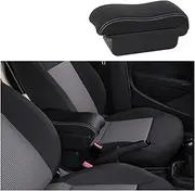 Compatible For Hyundai I30 Armrest Box Car Armrest Box Internal Modification USB Charging Ashtray Car Accessories(A2-black white 3 usb)
