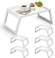 6 Pieces Breakfast in Bed Tray with Foldable Legs