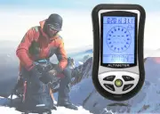 8 in 1 Electronic Digital Compass Altimeter Barometer Thermometer Clock Calendar