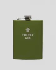 [Get It Now] Get It Now Thirst Aid Hip Flask in Assorted One Size