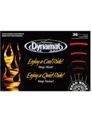 Dynamat Sound Deadener, Xtreme, 24 In. Length, 48 In. Width, .067 In. T. (10465)