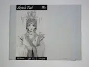 8.5"x11"Linen Hardcover Sketch Pad Book,80 Sheets Paper,Drawing,Art,Journaling