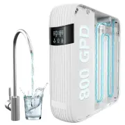 CripsTaste Tankless Reverse Osmosis System 800GPD High Flow Rate NSF 58&42 Ce...