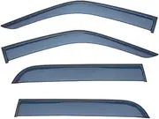 Window Visor Wind for Lincoln Navigator 2018-2024 Outer Trim Chrome Deflectors Visors Rain Guard Door Visor Vent Shades(MK3-U326 2005-2017)