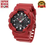 CASIO G-SHOCK GA-100B-4AJF Red x Black Big Case Analog Digital Men Watch NEW BOX