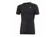 Diadora Boys Compression Short Sleeve Tee Top T Shirt Boys Thermal Kids - Black