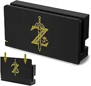 TIKOdirect Custom Faceplate Cover for Nintendo Switch Charging Dock, Hard PC Slim Shell Anti-Scratch [No Screwdriver Installation] for Switch Dock, Zelda