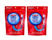 Colgate Max Fresh Wisp Disposable Mini Toothbrush, Peppermint - 24 Count, 2-Pack