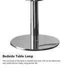 Bedside Table Lamp Iron Base Cute Shape Elegant Nightstand Lamp AU