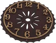 FUNOMOCYA Silent Cuckoo Clock Face Dial Wall Clock Mechanism Replacement Elegant and Easy to Install DIY Accessories