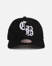 [MITCHELL & NESS] Mitchell & Ness Chicago Bulls 'Monogram' Pro Pinch Snapback Black - Size ONE ONE Black