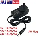 For LED Strip Lights AC/DC 5V 12V 24V 3A 2A 1A Power Supply Adapter Transformer