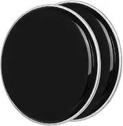 2Pcs 8 Inch Black/Clear Polyester Film Drums Skin Replacements Thick Polyester Film Drum Head Skin for Drums/Jazzes Drum Stable Drum Skin Tension/687 (Color : Black)