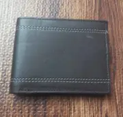 Gold Coast Brown Leather Mens Wallet Bi-fold Billfold Card Slots India