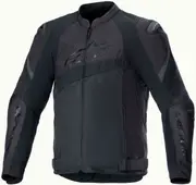 Alpinestars T-GP Plus R V4 Airflow, textile jacket , color: Black/Black , size: XXL