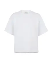 White jersey T-shirt M white