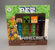 Minecraft PEZ Dispensers 4 Steve, Alex, Creeper and Enderman 2024