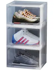 [SOGA] 3 Tier Portable Shoe Organiser in Tranaparent