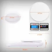 KITCHEN SCALES ACCURATE 10kg x 1g DIGITAL ELECTRONIC FOOD COOKING POSTAGE SCALES