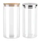 Glass Jar Moisture-proof Transparent Cereals Container for Grain Rice Tea Flour